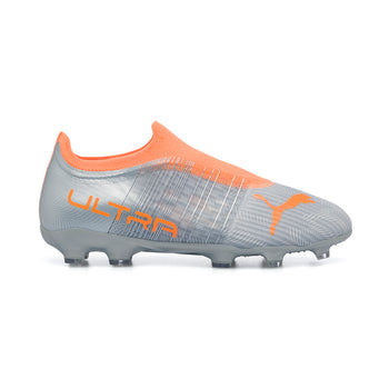 Scarpe da calcio argento da ragazzo Puma Ultra 3.4 FG/AG Jr, Brand, SKU s356000050, Immagine 0